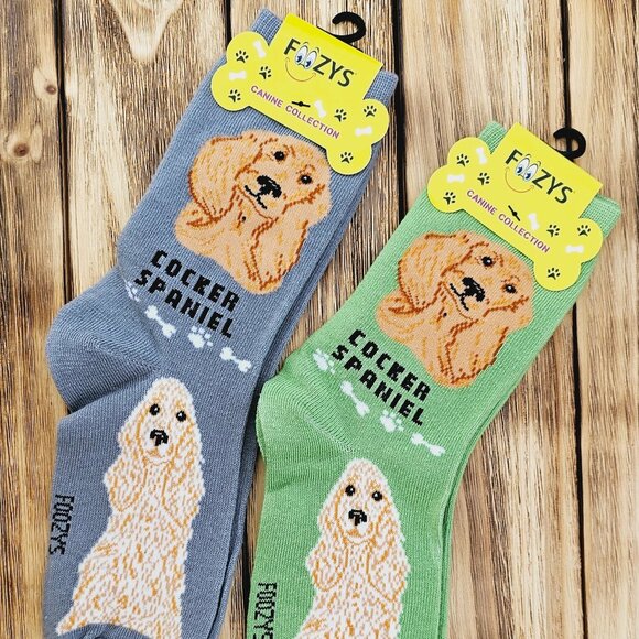Canine Foozys Socks - Cocker Spaniel - Picture 1 of 2